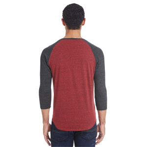 Threadfast Apparel Unisex Triblend Three-Quarter Sleeve R...