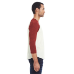 Threadfast Apparel Unisex Triblend Three-Quarter Sleeve R...