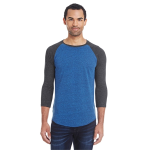 Threadfast Apparel Unisex Triblend Three-Quarter Sleeve R...