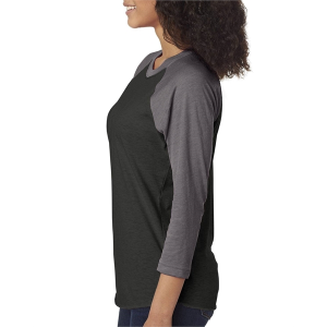 Next Level Apparel Unisex Triblend Three-Quarter Sleeve Raglan