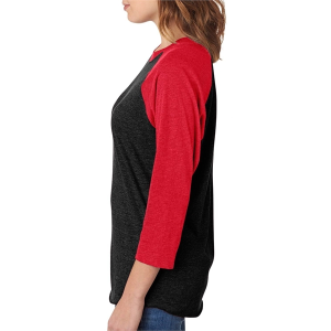 Next Level Apparel Unisex Triblend Three-Quarter Sleeve Raglan