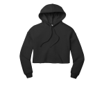 BELLA+CANVAS Women's Sponge Fleece Cropped Fleece Hoodie.