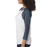 Next Level Apparel Unisex Triblend Three-Quarter Sleeve Raglan