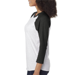 Next Level Apparel Unisex Triblend Three-Quarter Sleeve Raglan