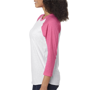 Next Level Apparel Unisex Triblend Three-Quarter Sleeve Raglan