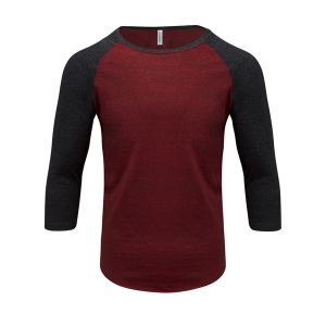 Threadfast Apparel Unisex Triblend Three-Quarter Sleeve R...