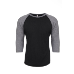 Next Level Apparel Unisex Triblend Three-Quarter Sleeve Raglan