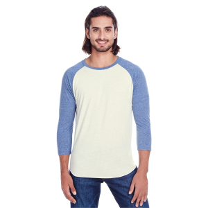 Threadfast Apparel Unisex Triblend Three-Quarter Sleeve R...