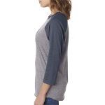 Next Level Apparel Unisex Triblend Three-Quarter Sleeve Raglan