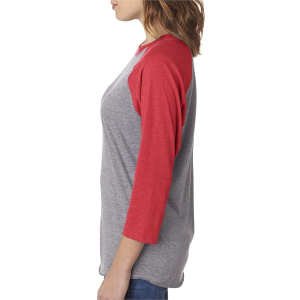 Next Level Apparel Unisex Triblend Three-Quarter Sleeve Raglan