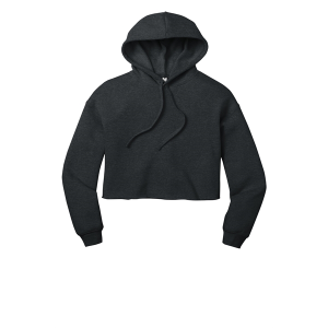 BELLA+CANVAS Women's Sponge Fleece Cropped Fleece Hoodie.