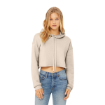 BELLA+CANVAS Women's Sponge Fleece Cropped Fleece Hoodie.