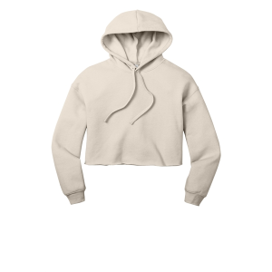 BELLA+CANVAS Women's Sponge Fleece Cropped Fleece Hoodie.